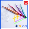 Assorted colors kids DIY gel highlighter ink solid fluorescent pens